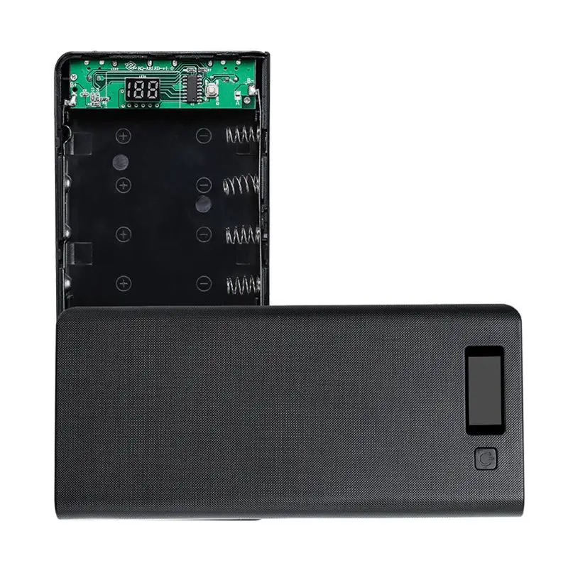 (Без батареи) двойной USB 8x18650 батареи DIY power Bank Box держатель Чехол зарядное