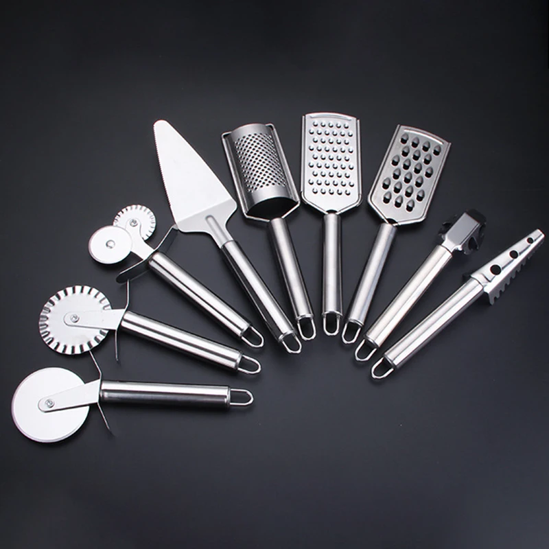 Инструменты для разрезания пиццы на одно колесо из нержавеющей стали 4 узора