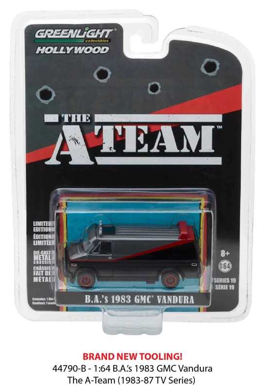 

Модели машин Greenlight 1/64, 1983, GMC, VANDURA, Голливуд, коллекция фильмов A-Team, металлическая литая модель автомобиля, игрушки, подарки
