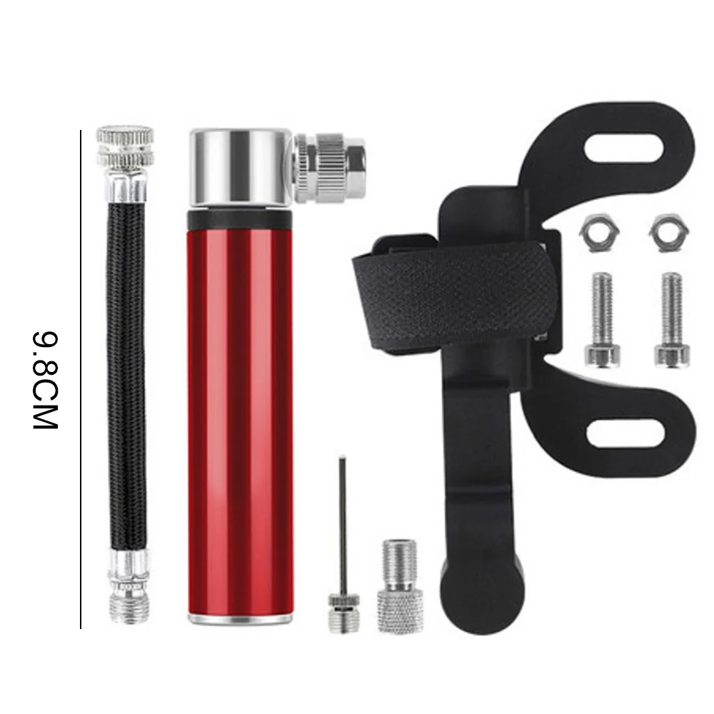 

Portable Bicycle Pump Mini Hand Cycling Air Pump Aluminum Alloy Ball Needle High Pressure Bicycle Air Needle Inflator