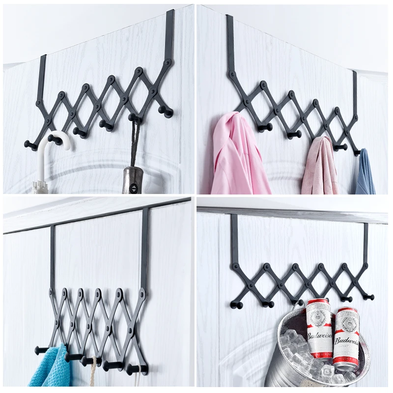 Stainless Steel Door Behind The Hook Rack Coat Hat Storage Organize Key Holder Wall Hangers Organizer | Дом и сад