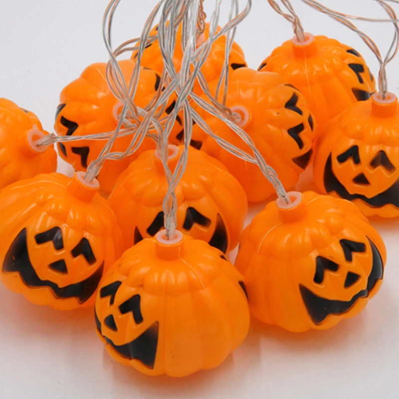 Новинка 2019 светодиодная гирлянда в виде тыквы на Хэллоуин 1 5/3 м 10/20