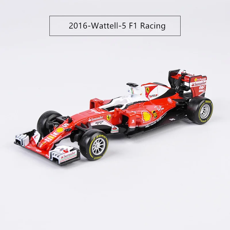Bburago 1:43 Ferrari F1 12 стиль имитация сплава супер игрушка модель автомобиля для с рулевым колесом управления переднего колеса рулевого управления - Цвет: 2016-Ferrari-5