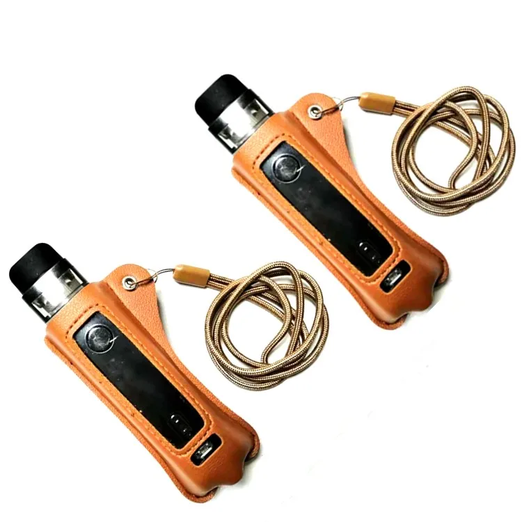 Кожаный чехол для VOOPOO Vinci X pod mod kit vape защитный кожи с ремешком |