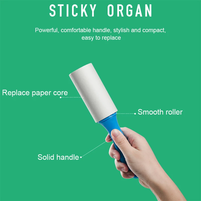 Экономичный липкий ролик быстро удаляет волосы животных пыли для одежды и мебели