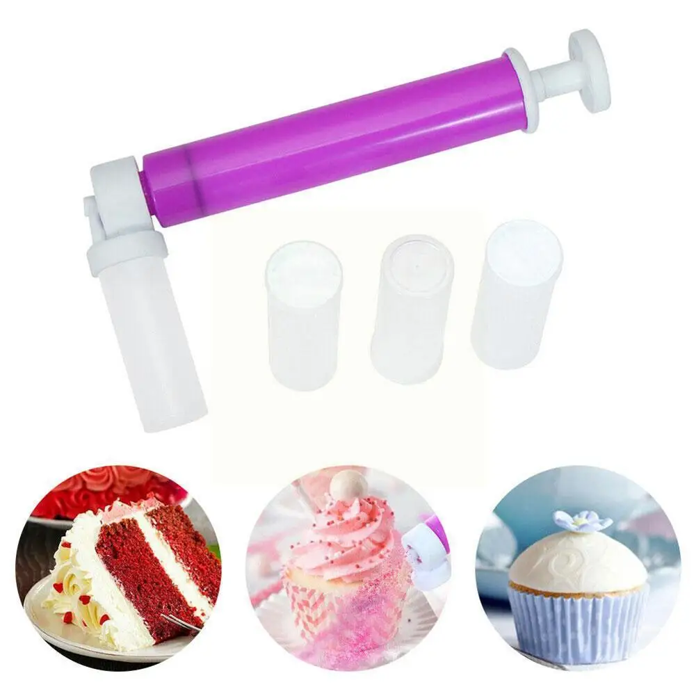 

Cake Coloring Duster Manual Airbrush For Cake Decorating Cake Pastry Dusting Spray Tube Color Duster Baking Tool Q8f9