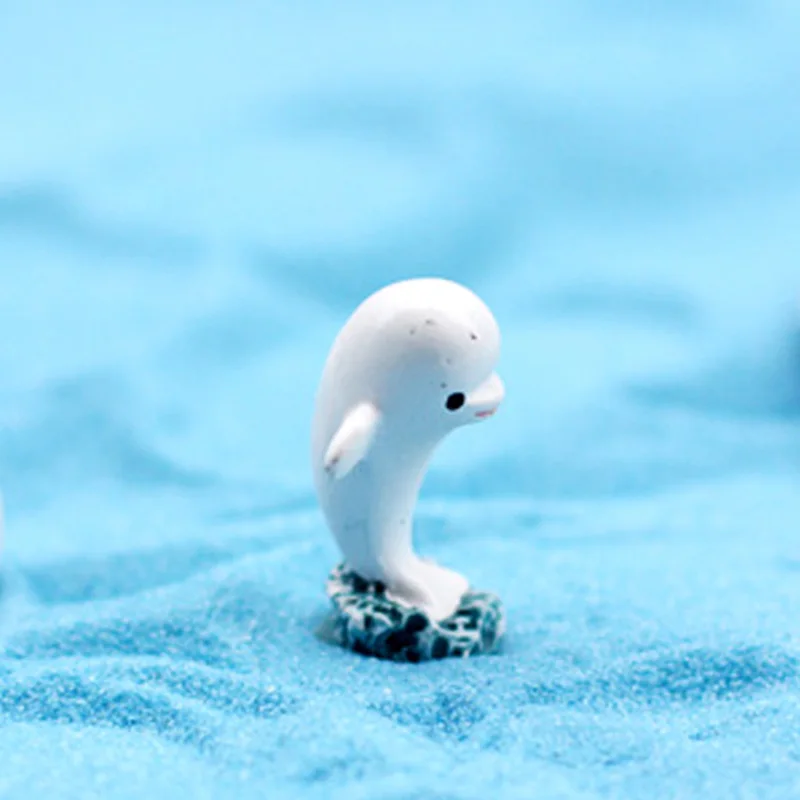 Whale 1 DIY ремесло кукольный домик Декор горшок Фея микро-ландшафт мха тяжесть Горячая 1 шт популярное садовое украшение миниатюрное - Цвет: Whale 1