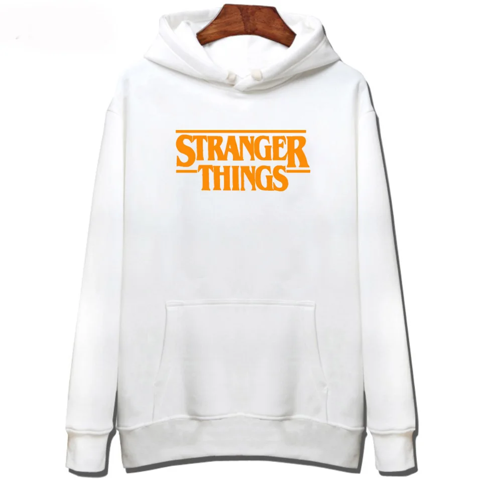 

New Stranger things White Hoodies Men/Women Autumn Winter Fashion Casual Sweatshirt Harajuku Stranger things Men Hoodie Pullover