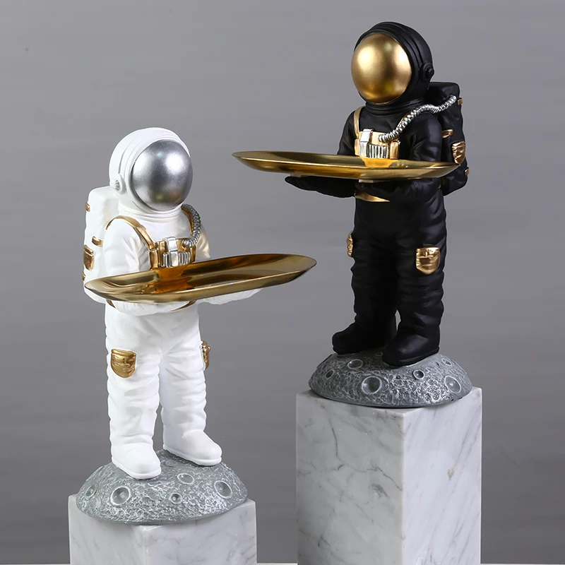 

Nordic Creative Home Decoration Resin Key To Store Desk Ornaments At The Entrance Of Astronaut Living Room