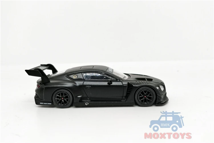 

MINI GT 1:64 Bentley Continental GT3 Test Car RHD Matte Black Diecast Model Car