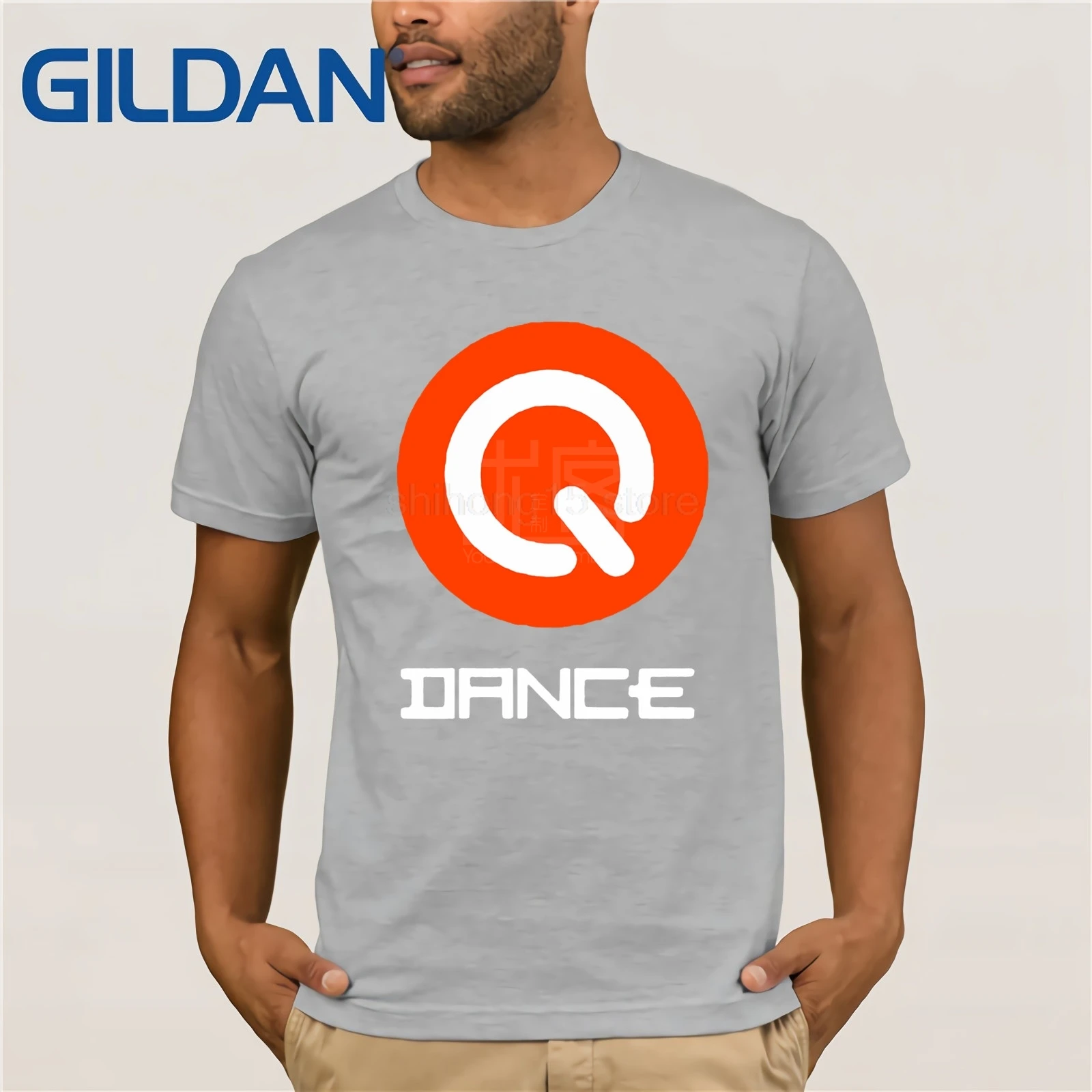 LEQEMAO Мужская футболка Q DANCE ARMIN VAN BUUREN DJ Trance Music Logo Забавные футболки хлопковые топы |
