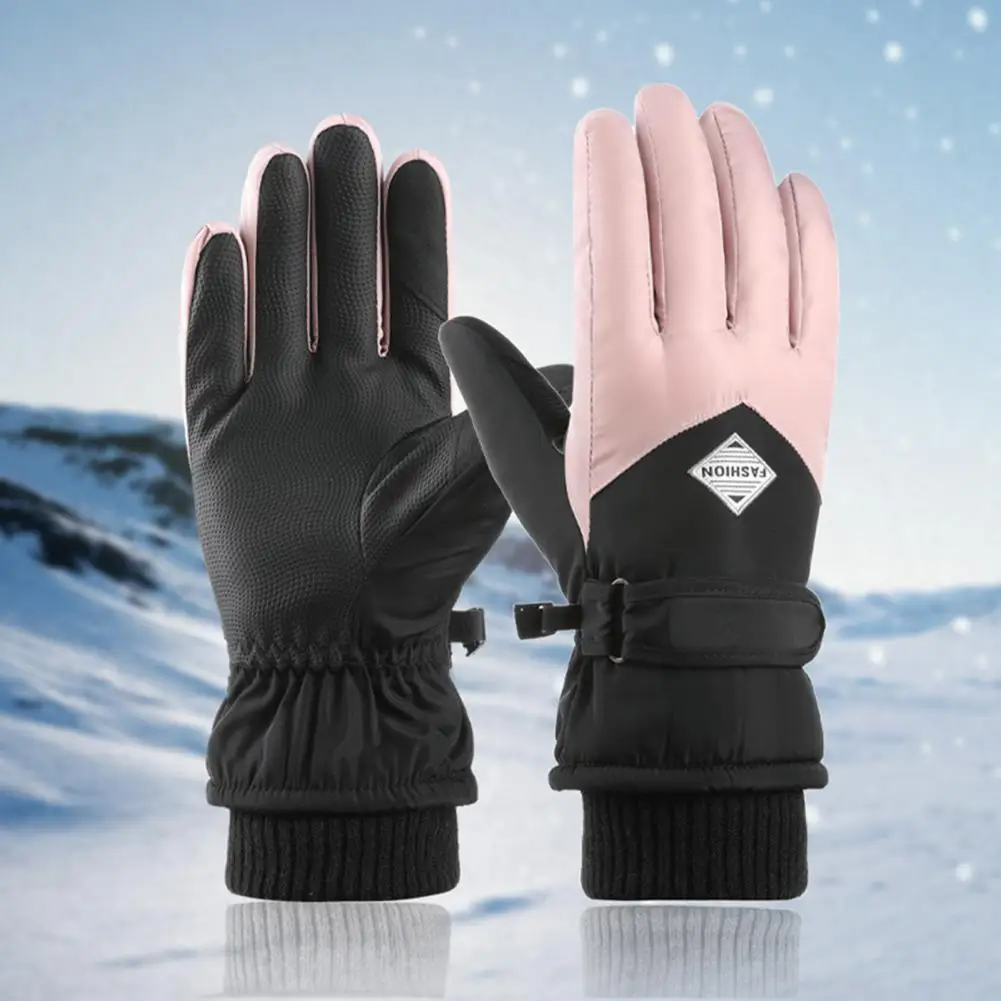 1 пара высококачественных искусственных практичных варежек лыжные перчатки