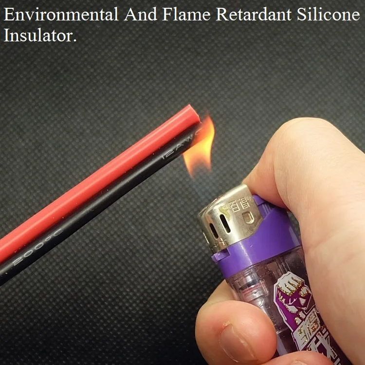 1 м 2 контактный провод из силиконовой резины 20AWG электрический светильник медный