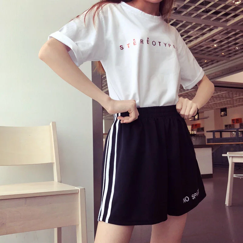 

Women Summer thin sports shorts female three-point running shorts ultra shorts hot sportswear shorts