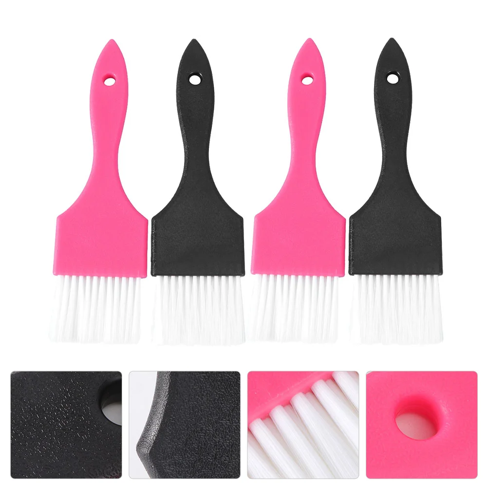 

4Pcs Hair Salon Brushes Household Hair Dye Brushes Hair Coloring Accessories