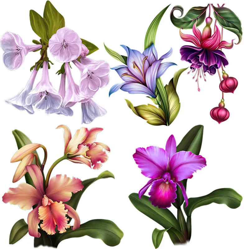 

Three Ratels QCF114 Exquisite beautiful flowers room decoration wall sticker toilet Decal