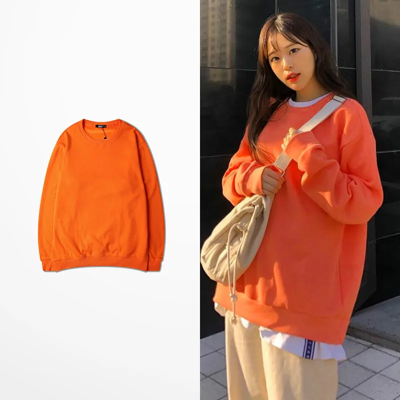 Корейские модные флисовые толстовки для мужчин и женщин в стиле хип хоп