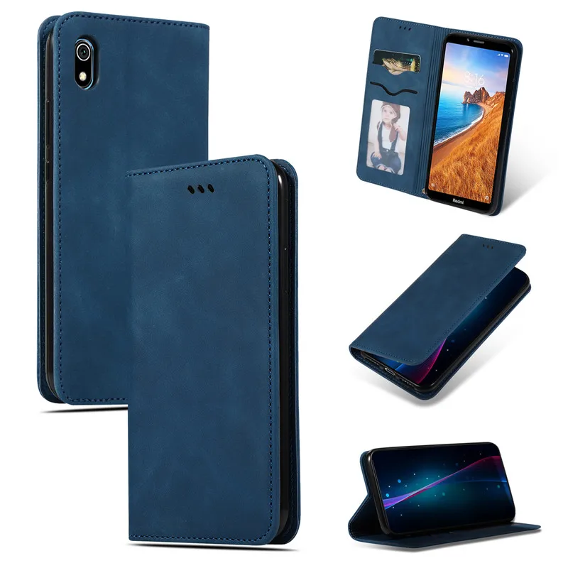 Роскошный кожаный бумажник для Xiaomi Redmi Note 6 7 7A 7S Y3 9 Explorer 9SE 9T K20 Pro, высококачественный чехол