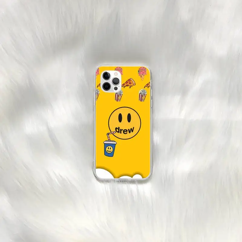 

Justin Bieber Drew House Phone Case for iphone 6s 7 8plus xr xs max 11 12 pro max mini clear cover
