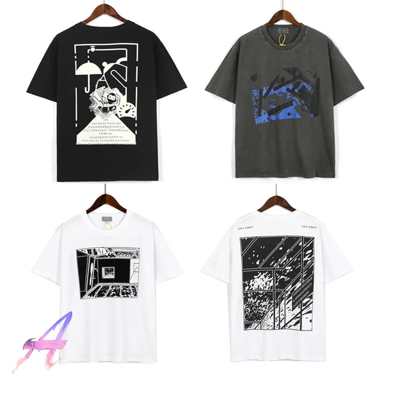

C.E CAVEMPT футболка для мужчин и женщин 1:1 высокое качество Kanye West 100% хлопок c. E Cav Empt топ футболки хип-хоп утягивающая одежда CAVEMPT футболки