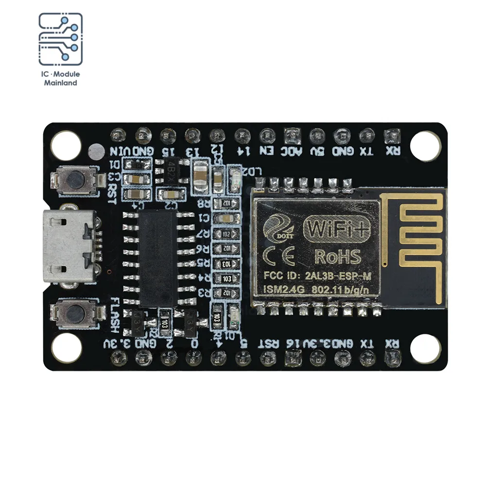 ESP8285 ESP-M2 плата разработки Nodemcu-M основанный WiFi беспроводной модуль совместимый с CH340 для Nodemcu V3 заменить ESP8266