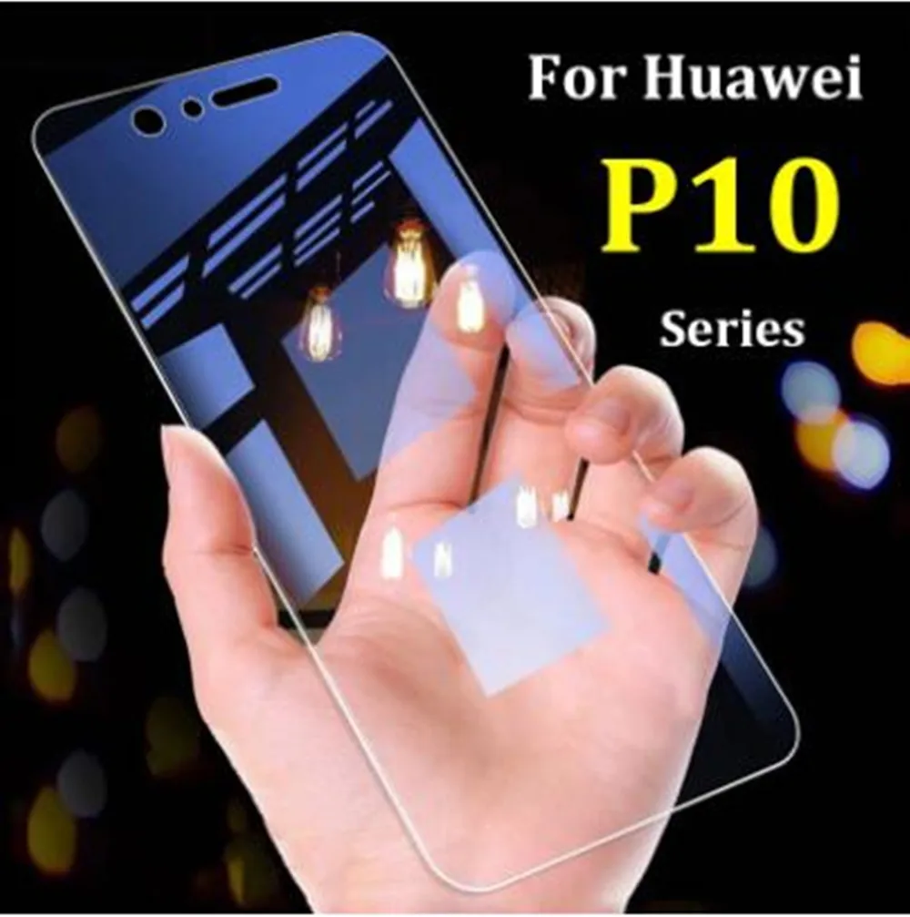 

Закаленное стекло твердостью 9H для Huawei P9 P10 Lite Plus, Защитное стекло для экрана Huawei Y5 Y6 Y7 Prime Y9 2018, защитная пленка