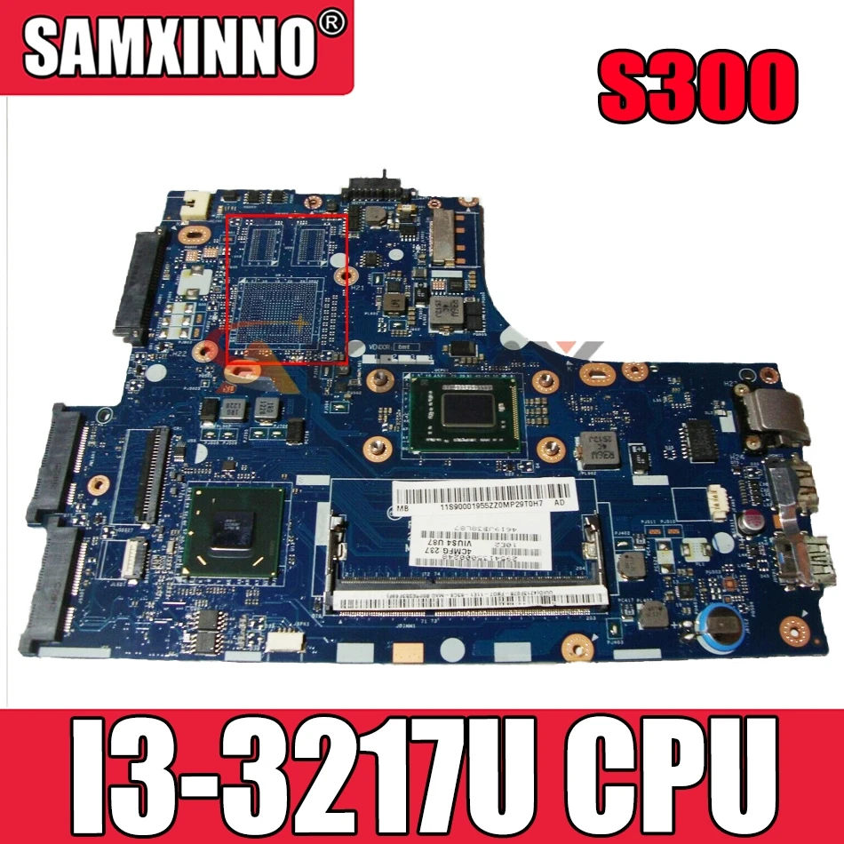

Laptop motherboard For LENOVO Ideapad S300 S400 I3-3217U Mainboard VIUS3 VIUS4 LA-8951P SR0N9 216-0809024