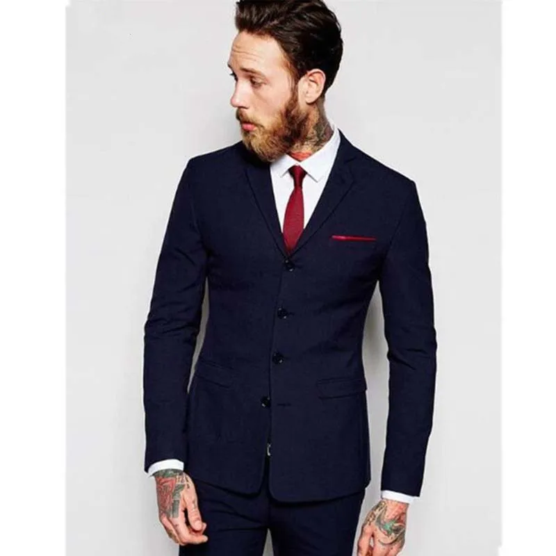 

Красивые Женихи на четырех пуговицах, смокинги для жениха, мужские свадебные платья, мужской пиджак, Блейзер, выпускной ужин (пиджак + брюки +...