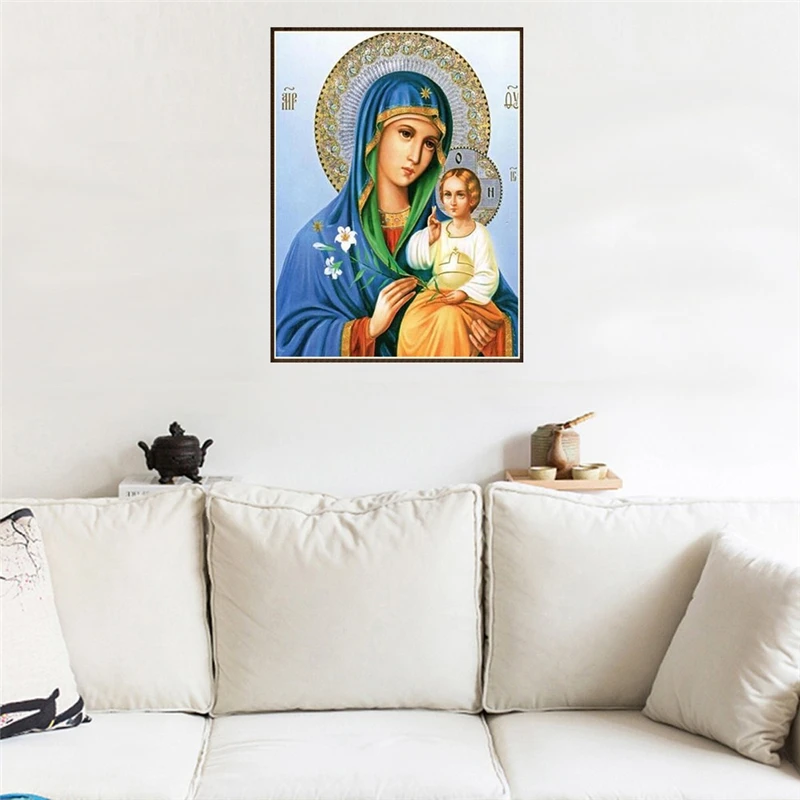 Яркие бабочки Слон Цветок портрет замок узор 5d алмазная картина вышивка