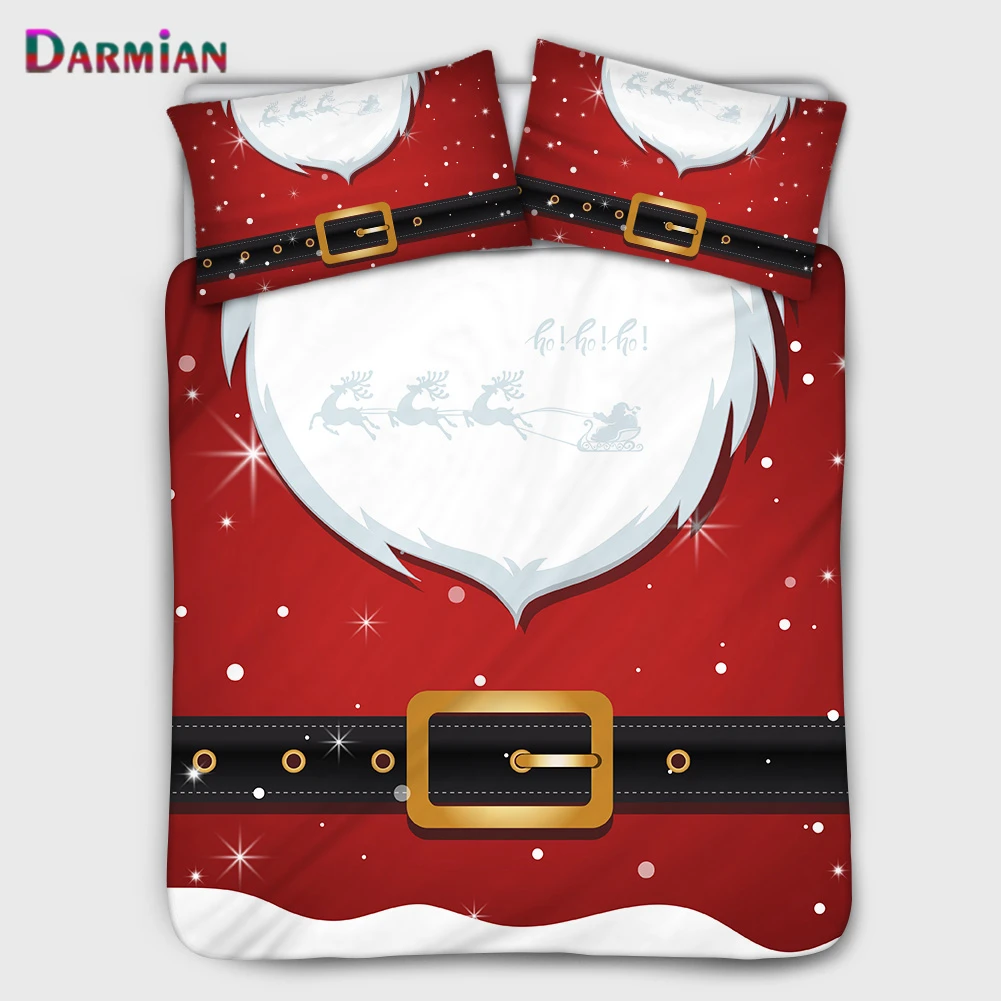 

DARMIAN Cute Christmas Series Pattern Print Children Room Quilt Cover including Pillowcase Single/Double Queen Three-piece Set