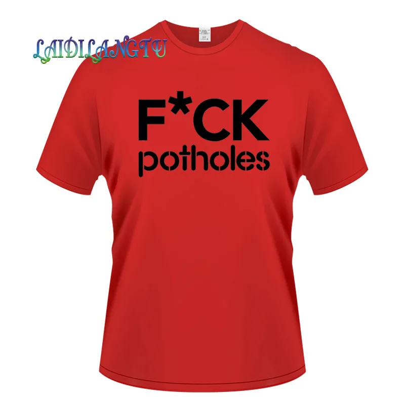 

mens t shirts fashion 2019 men fashions F Potholes T-Shirt Men High Quality Cotton O-Neck Short Sleeve T Shirts Male Top Tees
