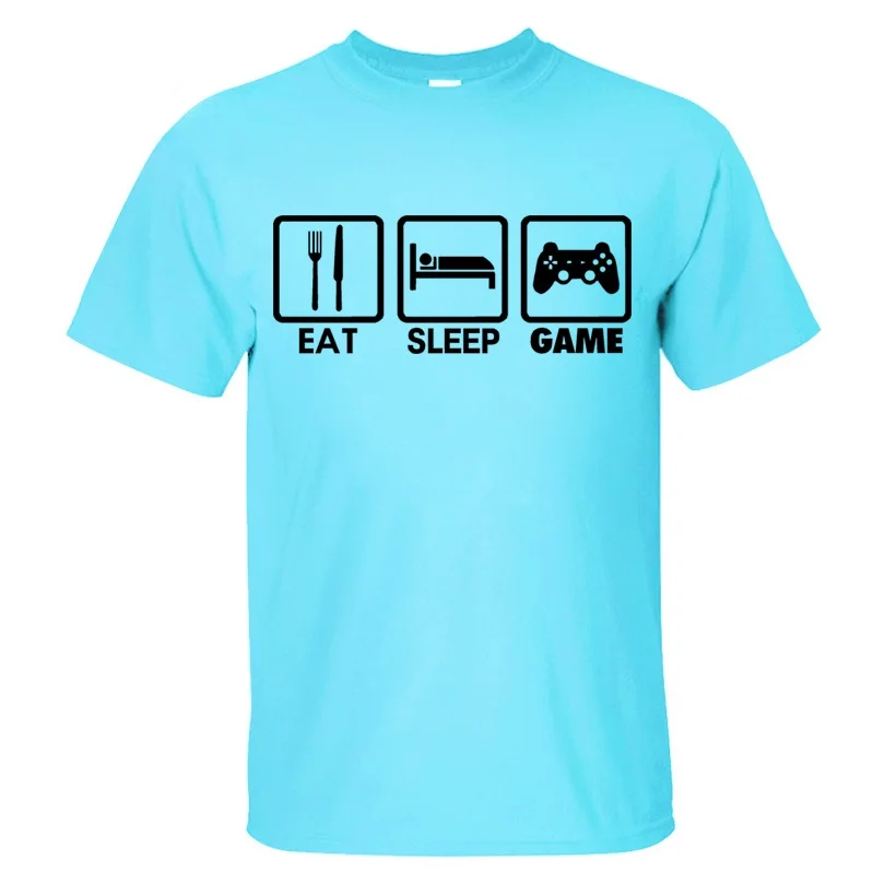 Мужская Новая модная смешная футболка с принтом Eat Sleep Game XBOX | одежда