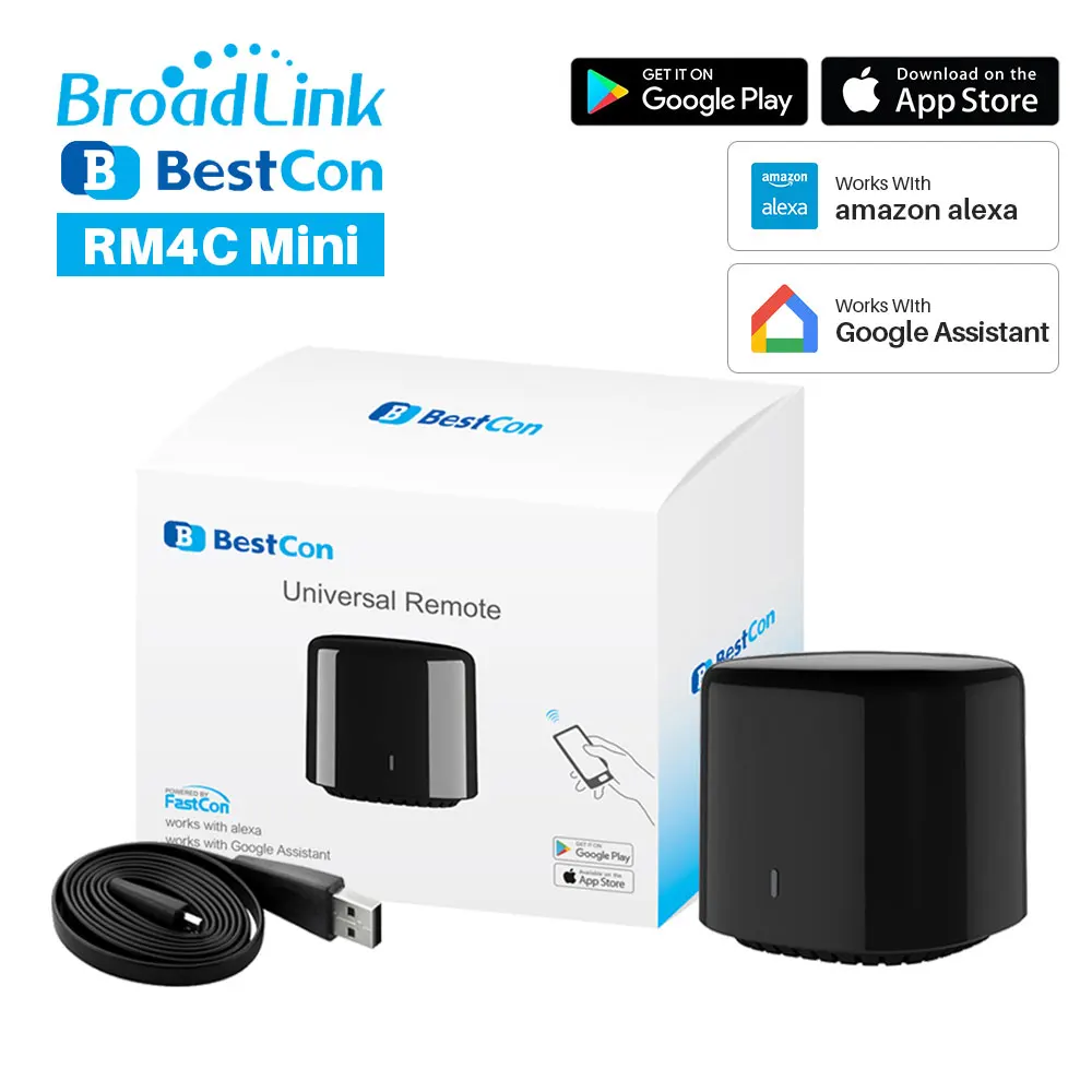Универсальный ИК пульт дистанционного управления BroadLink BestCon RM4C Mini 4G Wifi совместим