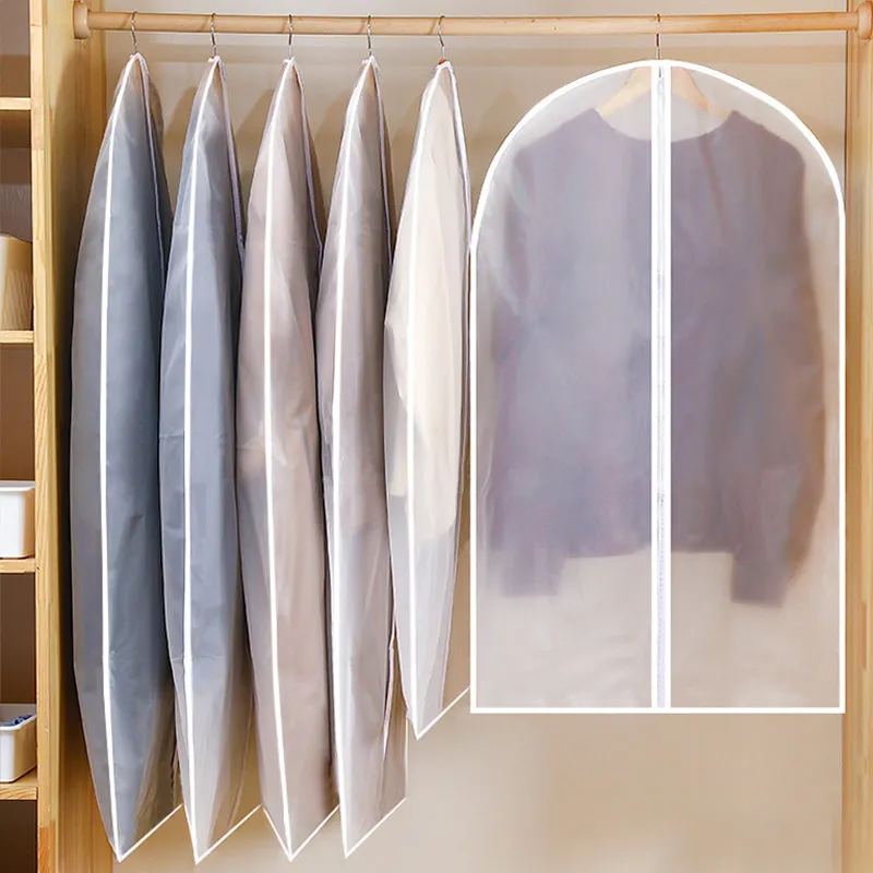 3 шт. пылезащитный чехол для одежды домашнее пальто костюма прозрачный одежда
