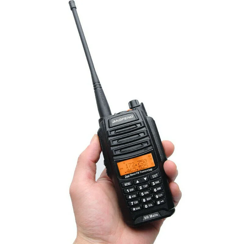 

US Stock Baofeng UV-9R Mate 10W VHF UHF Waterproof Walkie Talkie Dual Band Handheld Two Way Radio