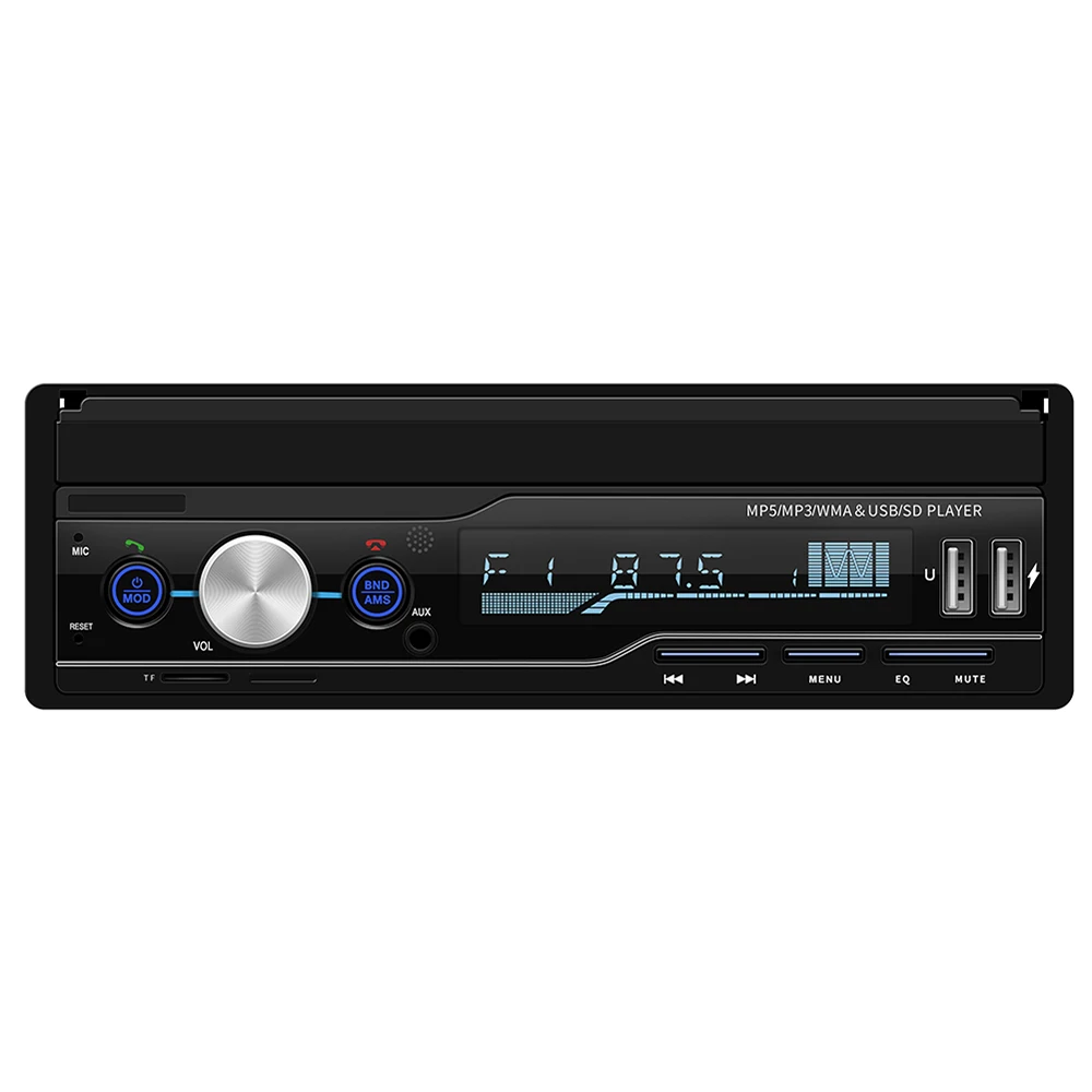 T100 7 дюймов Автомобильный стерео MP5 плеер HD сенсорный экран RDS FM AM радио Bluetooth USB AUX головное устройство Автомобильный резервный монитор 5