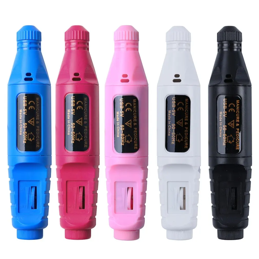 

Polisher USB Manicure Sharpener Pen Type Sharpener Portable Manicure Sharpener Multifunctional Nail Tool
