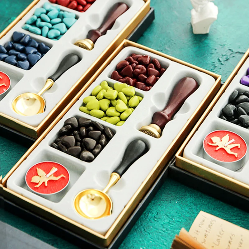 Воск краска воск смешанные цвета Набор уплотнений для огненной краски персик