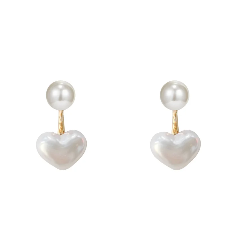 

South Korea contracted pearl love pearl ear nail after hanging earring girl web celebrity temperament eardrop
