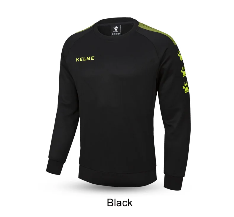KELME, мужская спортивная толстовка с вырезом лодочкой, большой размер, длинный рукав, Повседневная Толстовка, тренировочный свитер, 3891370