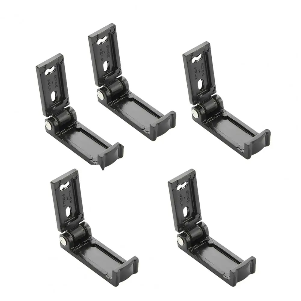 

5Pcs Wall Mount No Drilling Foldable Hook Towel Holder Bathroom Kitchen Supplies