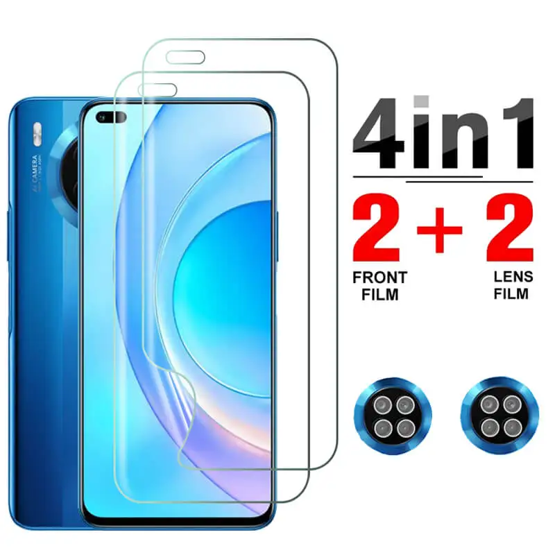 Full Cover For Honor 50 Lite Protective Glass Camera Lens On Xonor 50 Light Screen Protector Honor50 Lite Tempered Glas 3D Armor