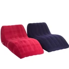 Надувной диван для отдыха на природе, утолщенный, креативный, с ворсом, для взрослых, для отдыха