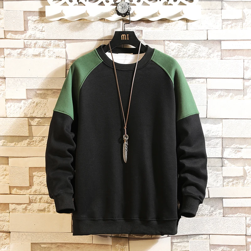 

Autumn Spring 2021 Hoodie Sweatshirt Mens Hip Hop Punk Pullover Streetwear Casual Fashion Clothes Plus Asian Size M-3XL 4XL 5XL