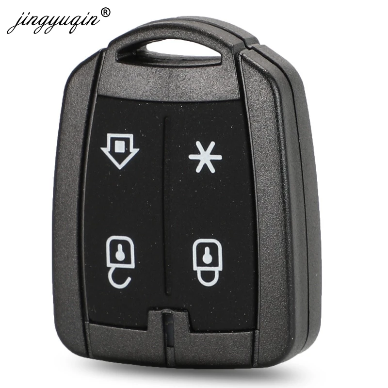 

jingyuqin 50pcs Car-styling 4 Button Remote key Shell for Positron Alarm System car key Shell replacement