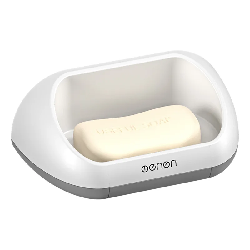 

Soap Dishes Drain Wall Mounted Soap Sponge Holder Storage Rack Bathroom Organizer Soap Dishes Shower Case Holder Container Tray