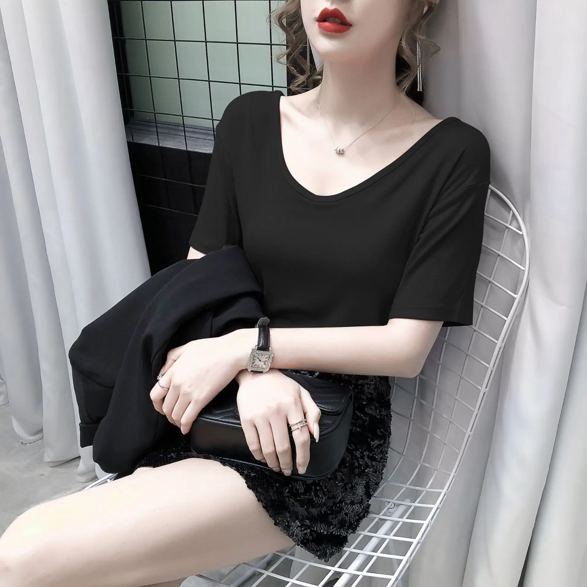 

Summer Loose Classic Soft Women's Recreational Breathable T-shirt