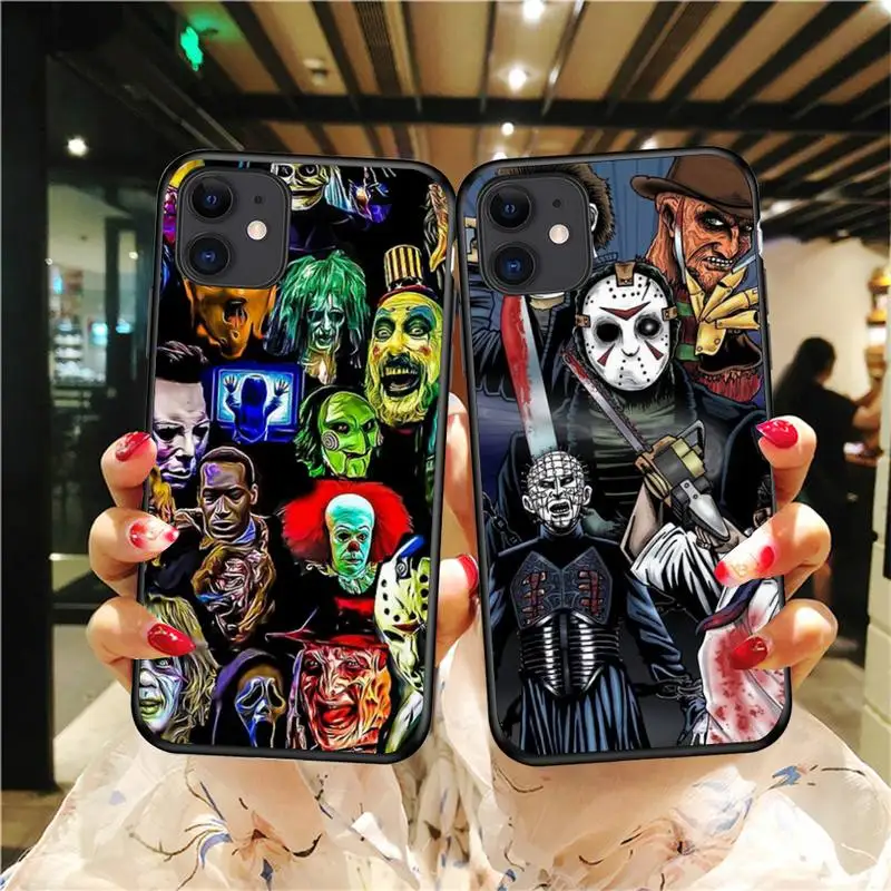 

Classic Horror Movies Phone Case For iPhone 13 6 6s 7 8 Plus X XR XS 11 12 Pro Max Mini Case Cover Shell