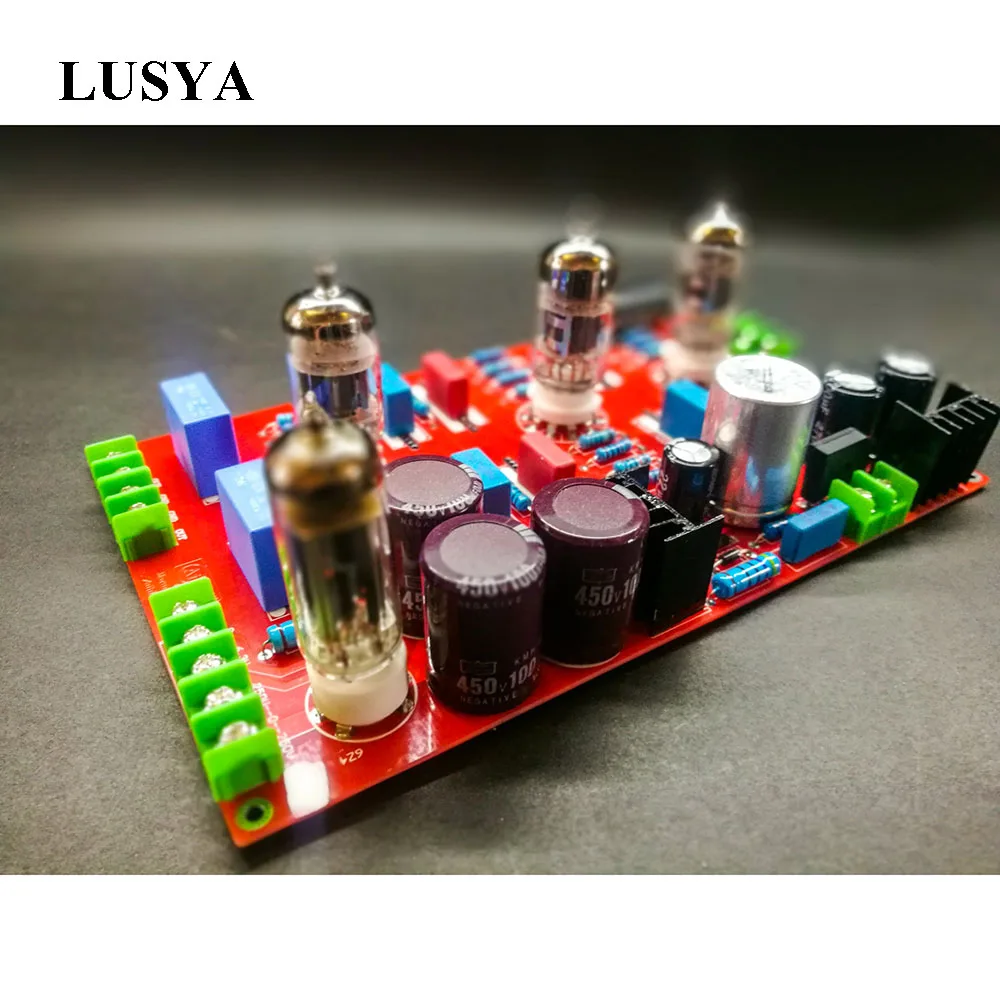 Ламповый предусилитель Lusya 12AX7 буферная DIY плата M7 усилитель мощности платы Hi-Fi T1446