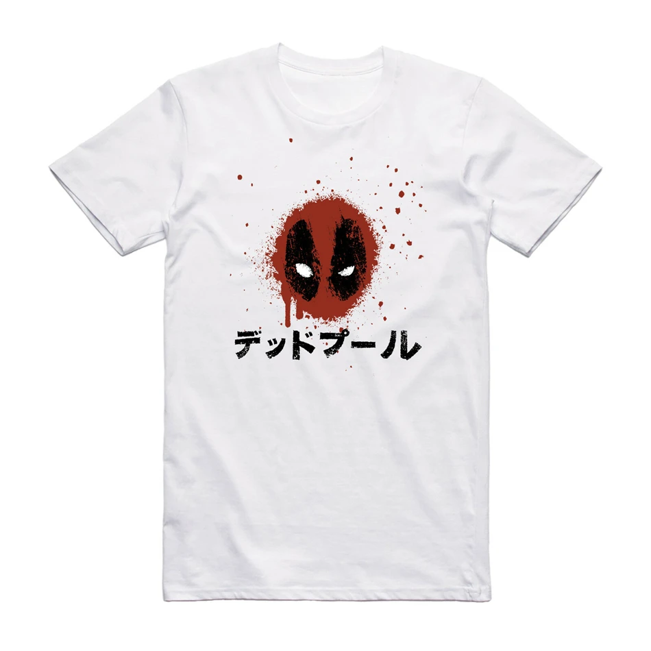 Дэдпул японский супер герой Футболка комикс кон Марвел вдохновил комиксов книга